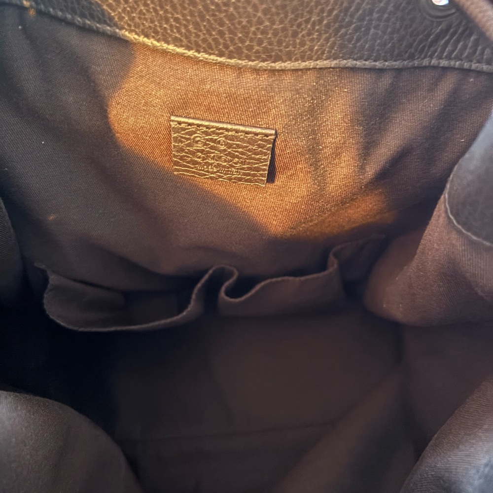 Gucci Brown Monogram Backpack - image 8
